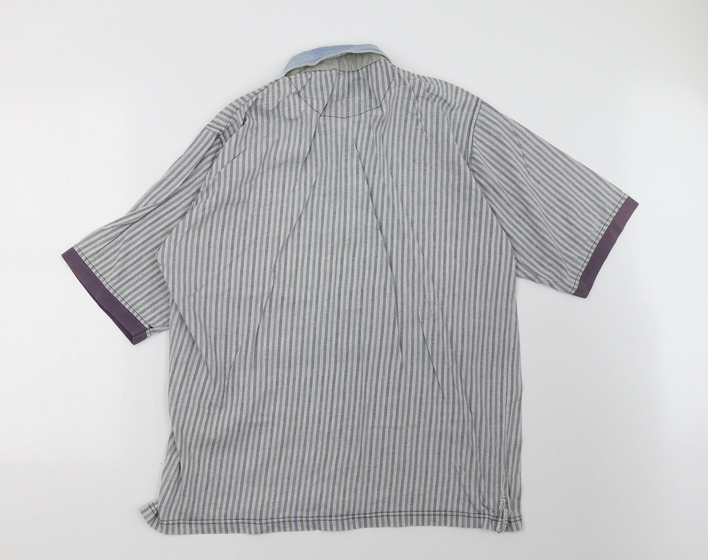 Santana Mens Blue    Polo Size L