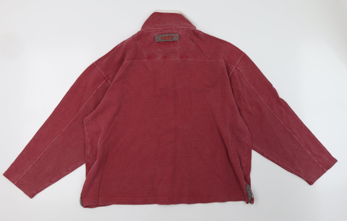 crew Mens Red   Pullover Sweatshirt Size L