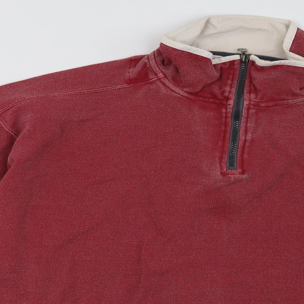 crew Mens Red   Pullover Sweatshirt Size L