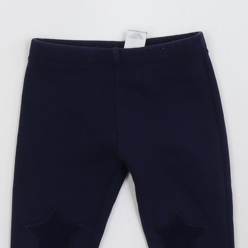 Marks and Spencer Girls Blue    Trousers Size 2-3 Years