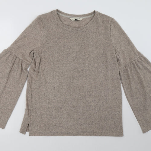 F&F Womens Beige   Pullover Sweatshirt Size 12