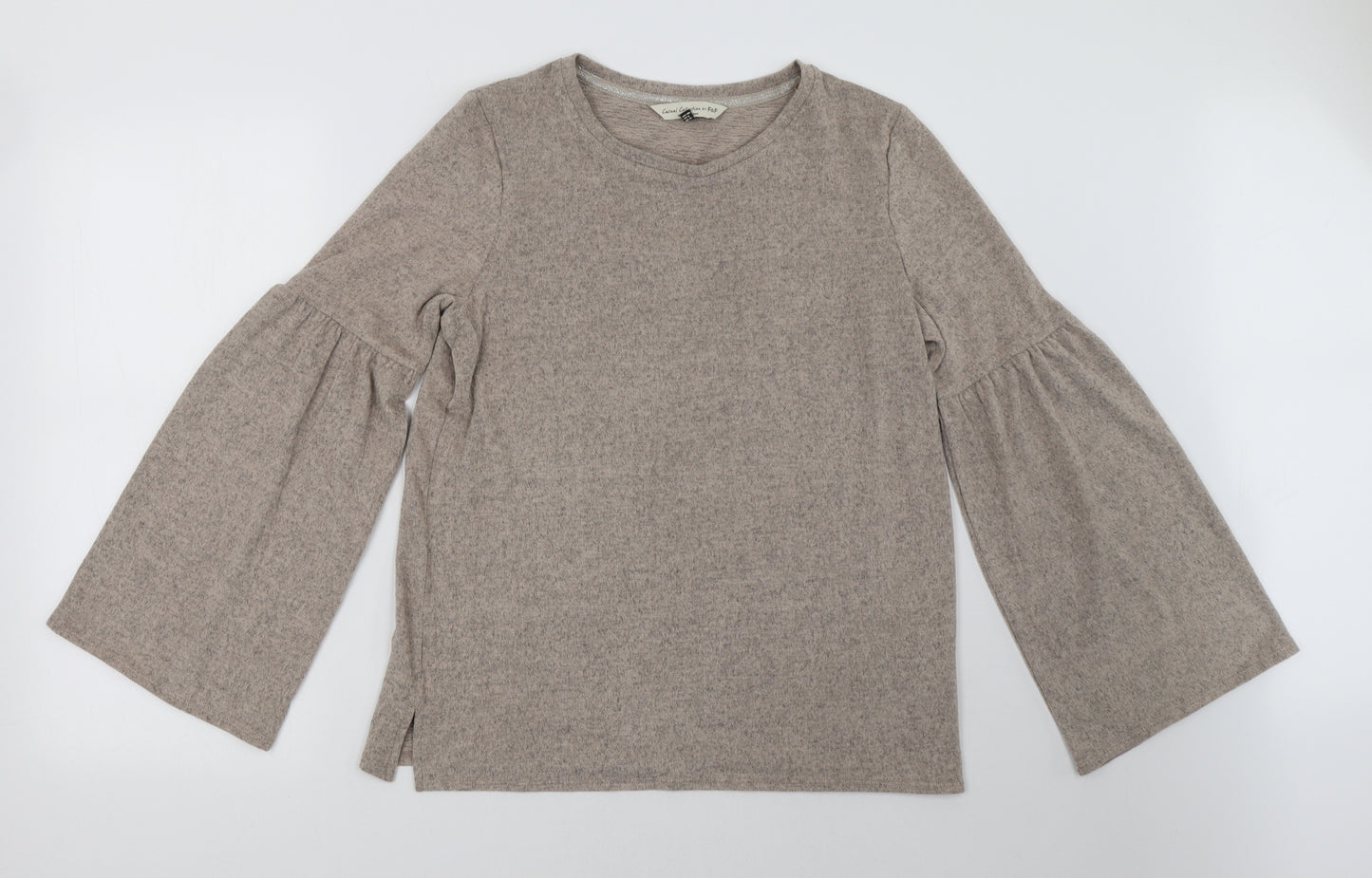 F&F Womens Beige   Pullover Sweatshirt Size 12
