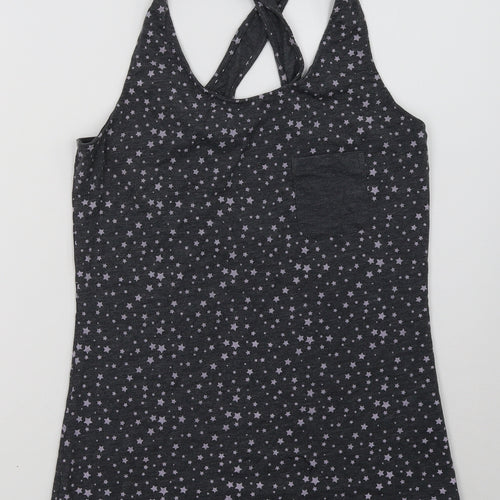 Sainsburys Womens Grey Polka Dot  Basic Tank Size 12