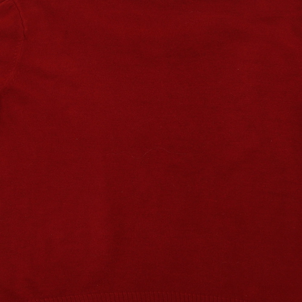 Marks and Spencer Womens Red   Pullover Sweatshirt Size 14