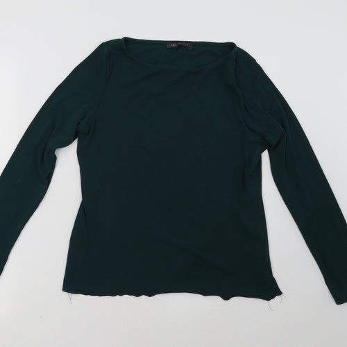 Marks and Spencer Womens Green   Pullover Sweatshirt Size 14