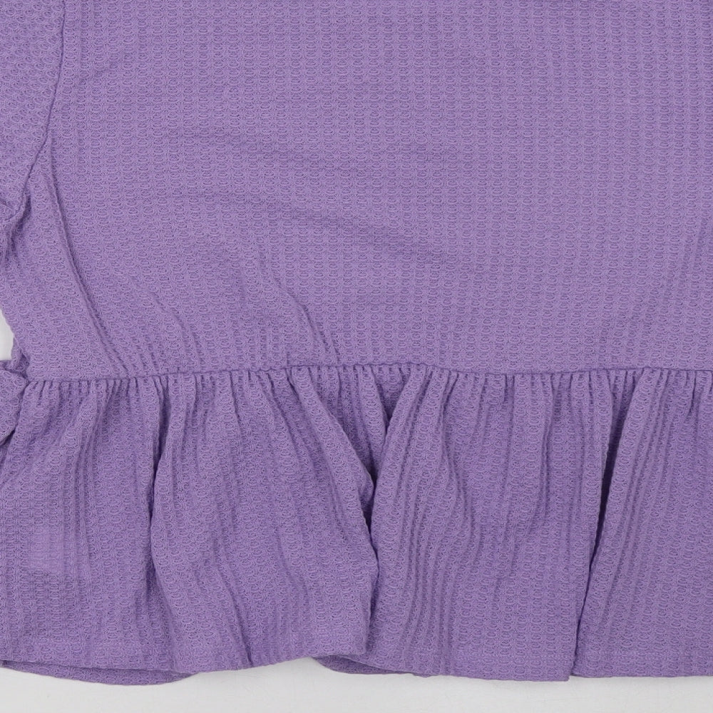 SheIn Womens Purple   Pullover Sweatshirt Size XL