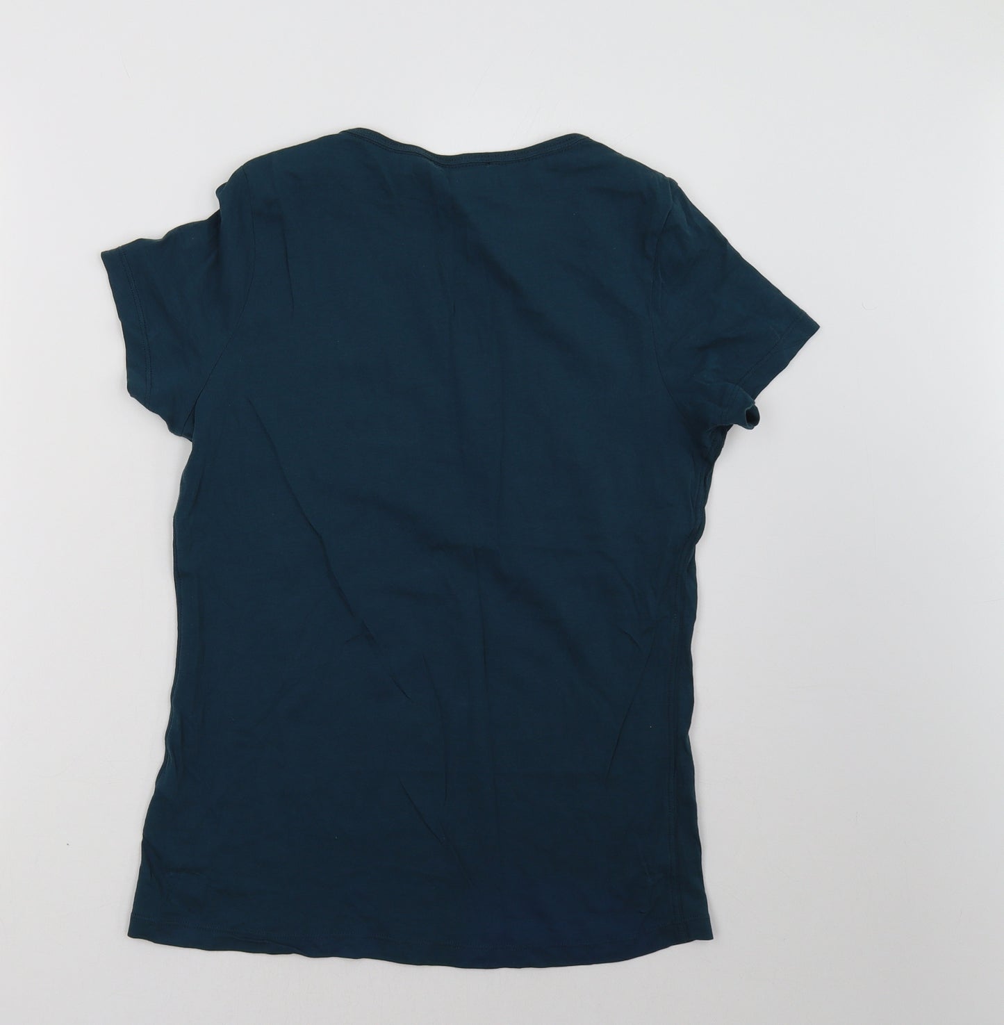 Oasis Womens Green   Basic T-Shirt Size L