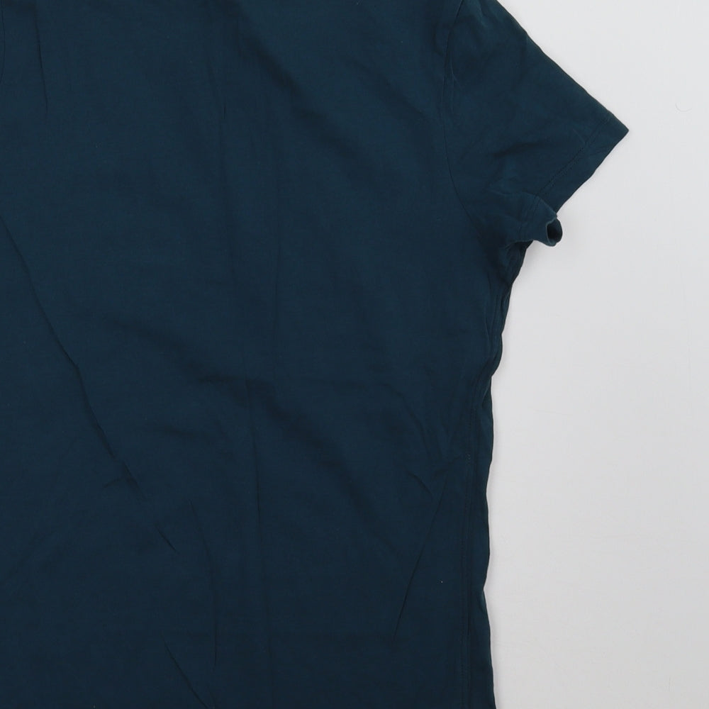 Oasis Womens Green   Basic T-Shirt Size L