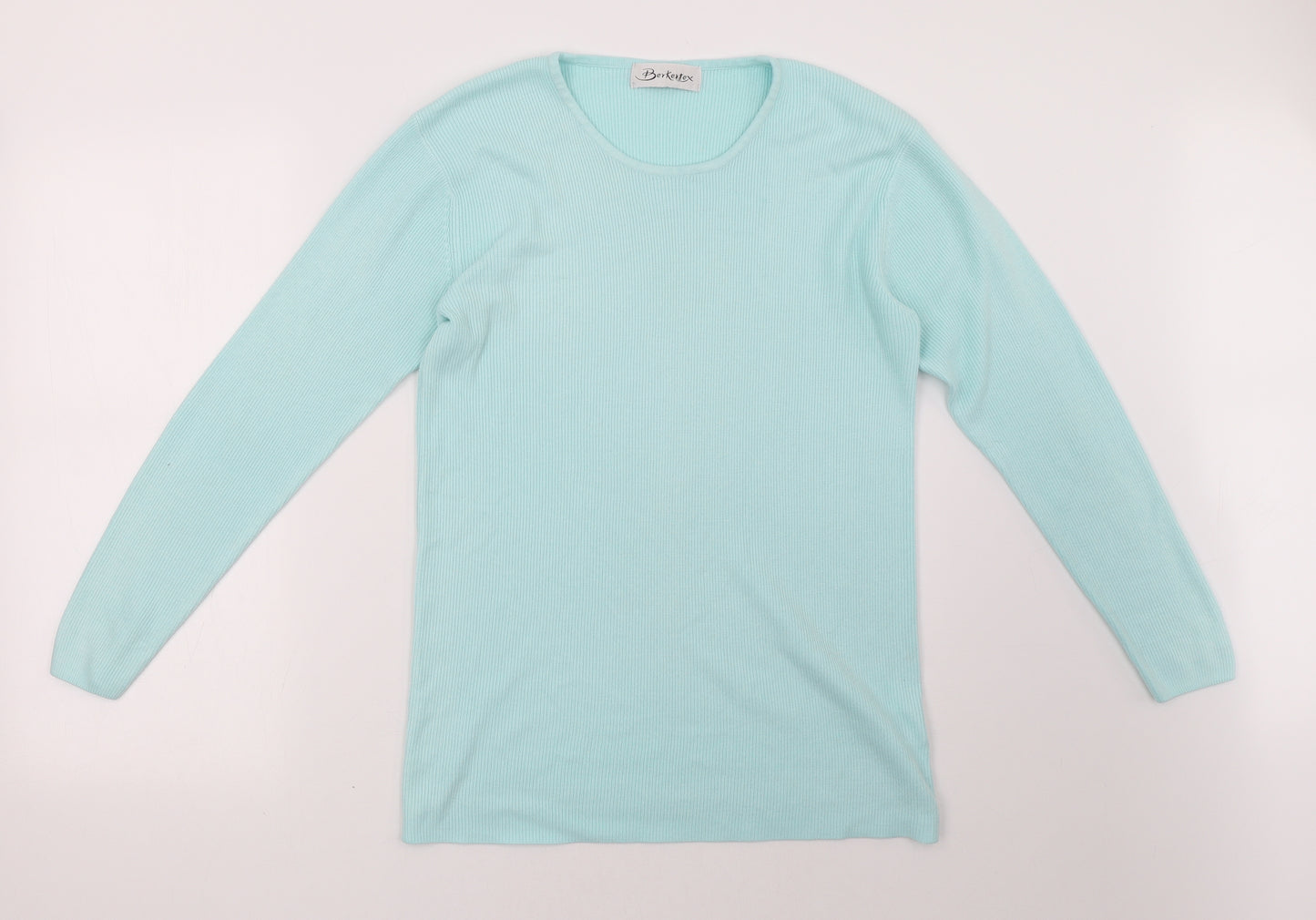 Berkertex Womens Blue   Pullover Sweatshirt Size 16
