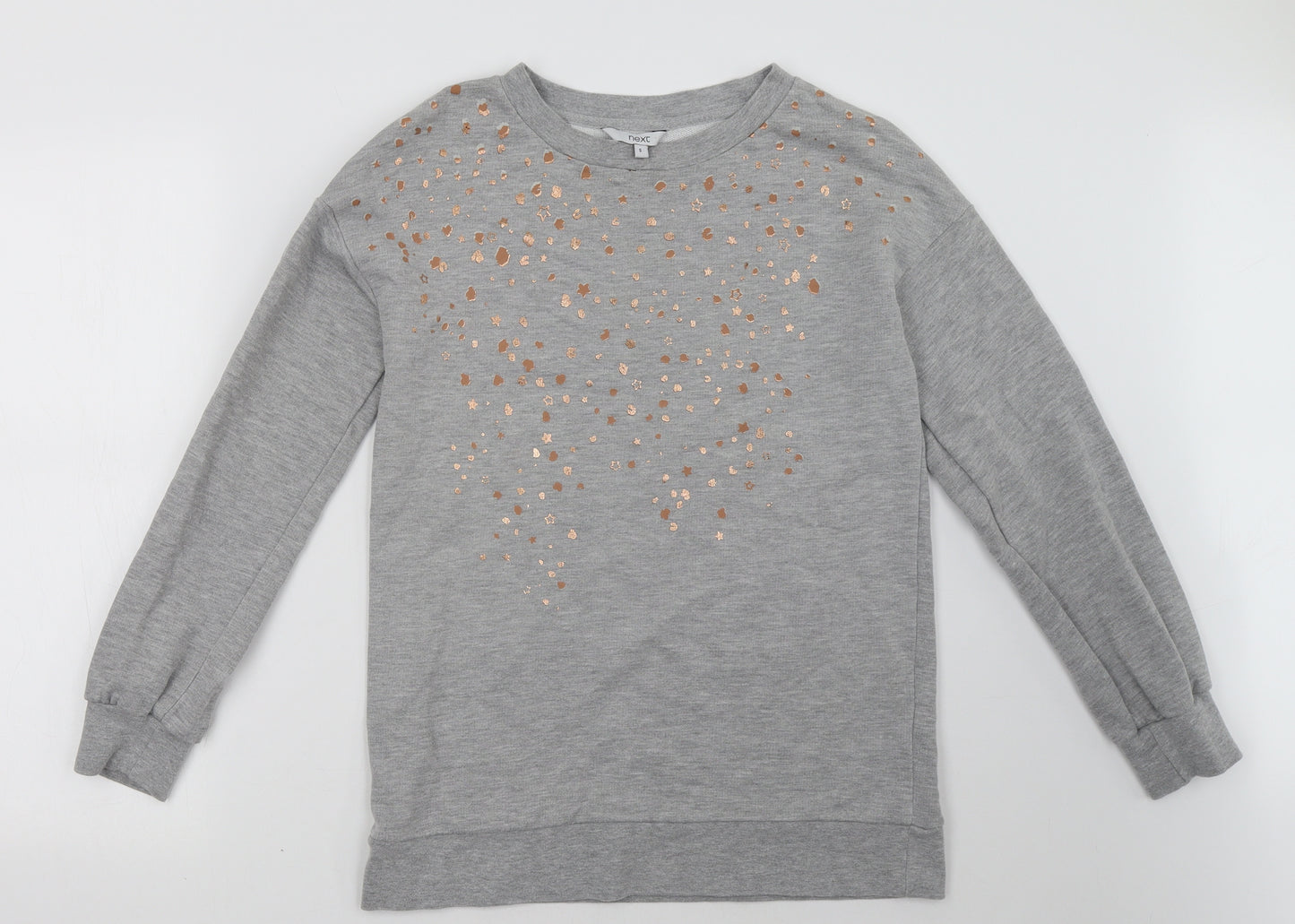 NEXT Womens Grey   Pullover Sweatshirt Size 8