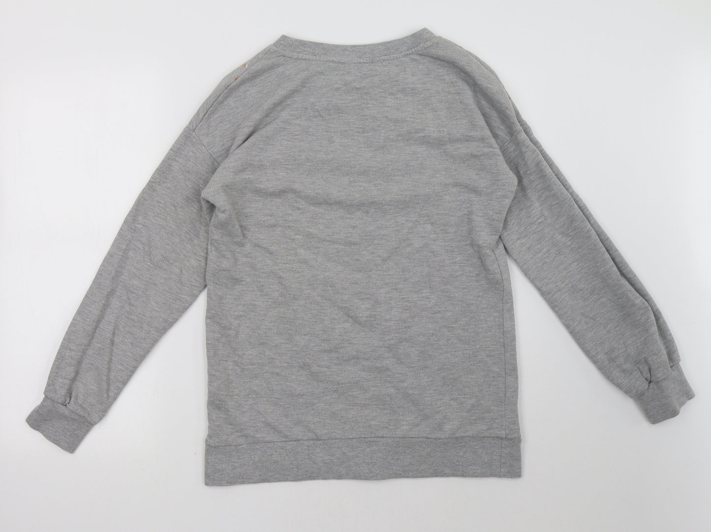 NEXT Womens Grey   Pullover Sweatshirt Size 8