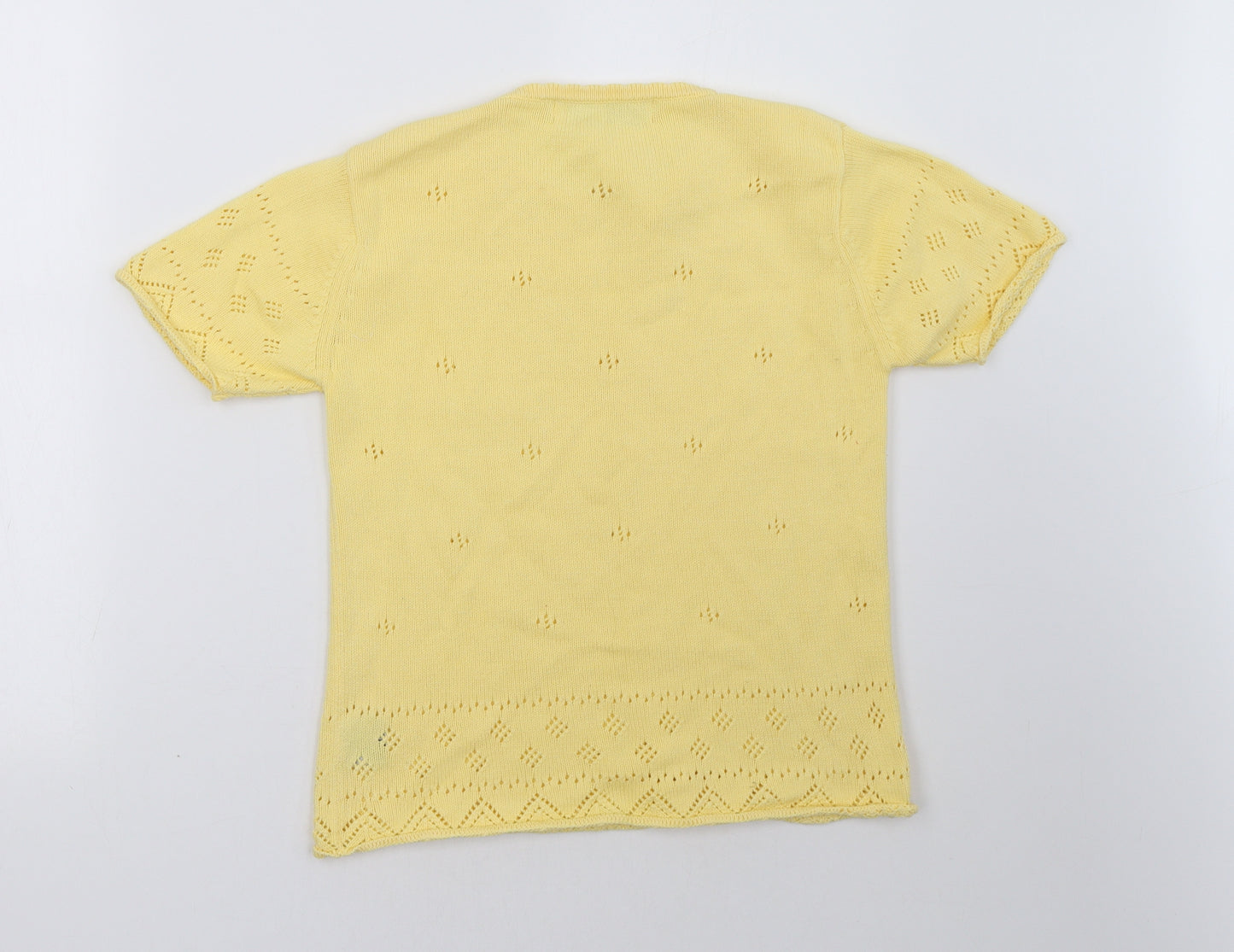 amy moore Womens Yellow   Basic T-Shirt Size S