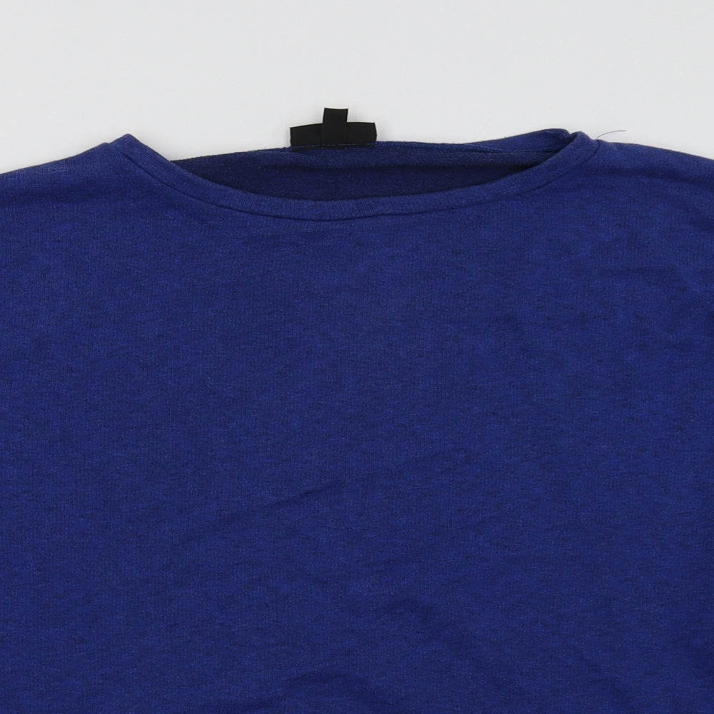 Topshop Womens Blue   Pullover Sweatshirt Size 14