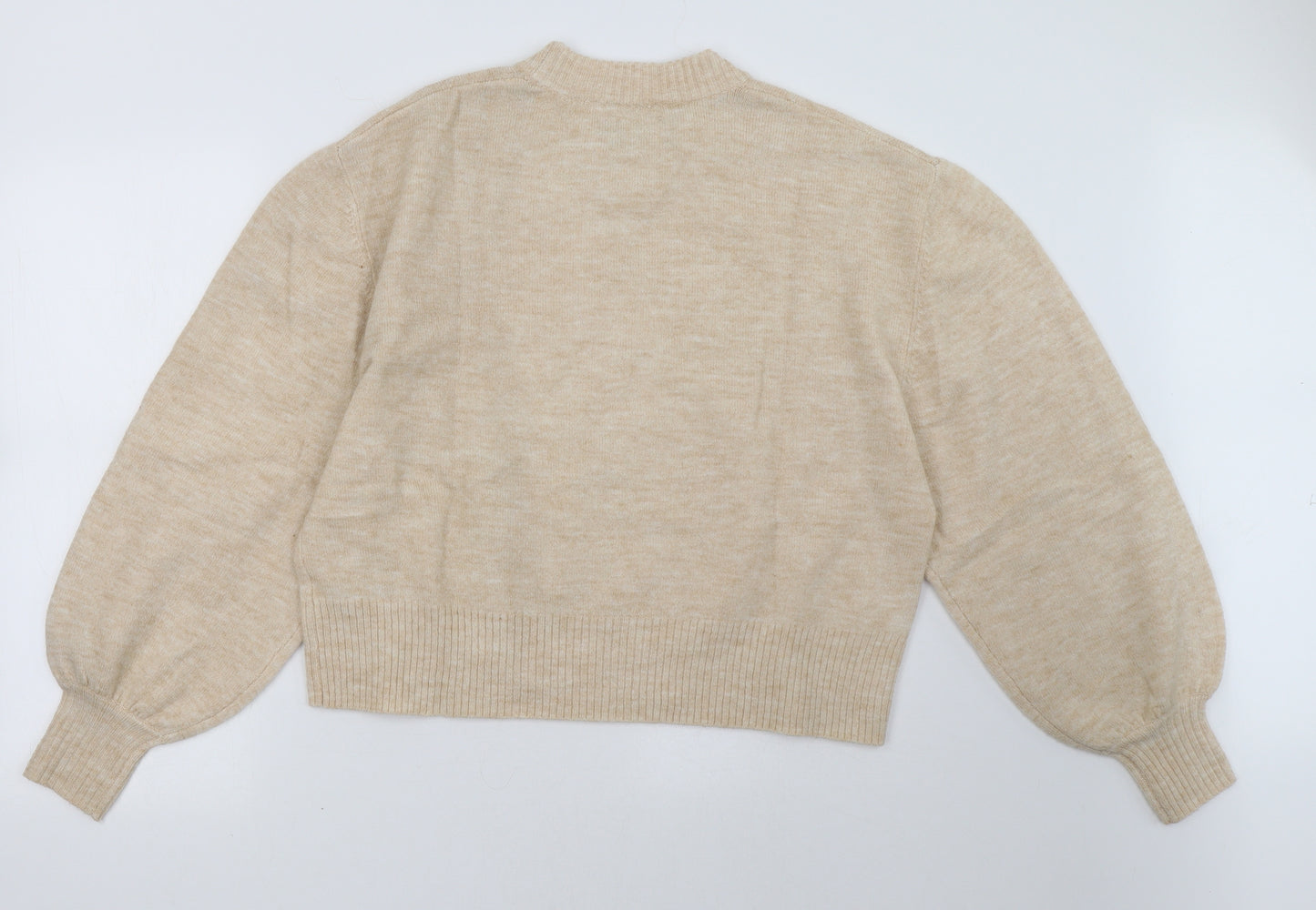 ASOS Womens Beige   Pullover Sweatshirt Size 10