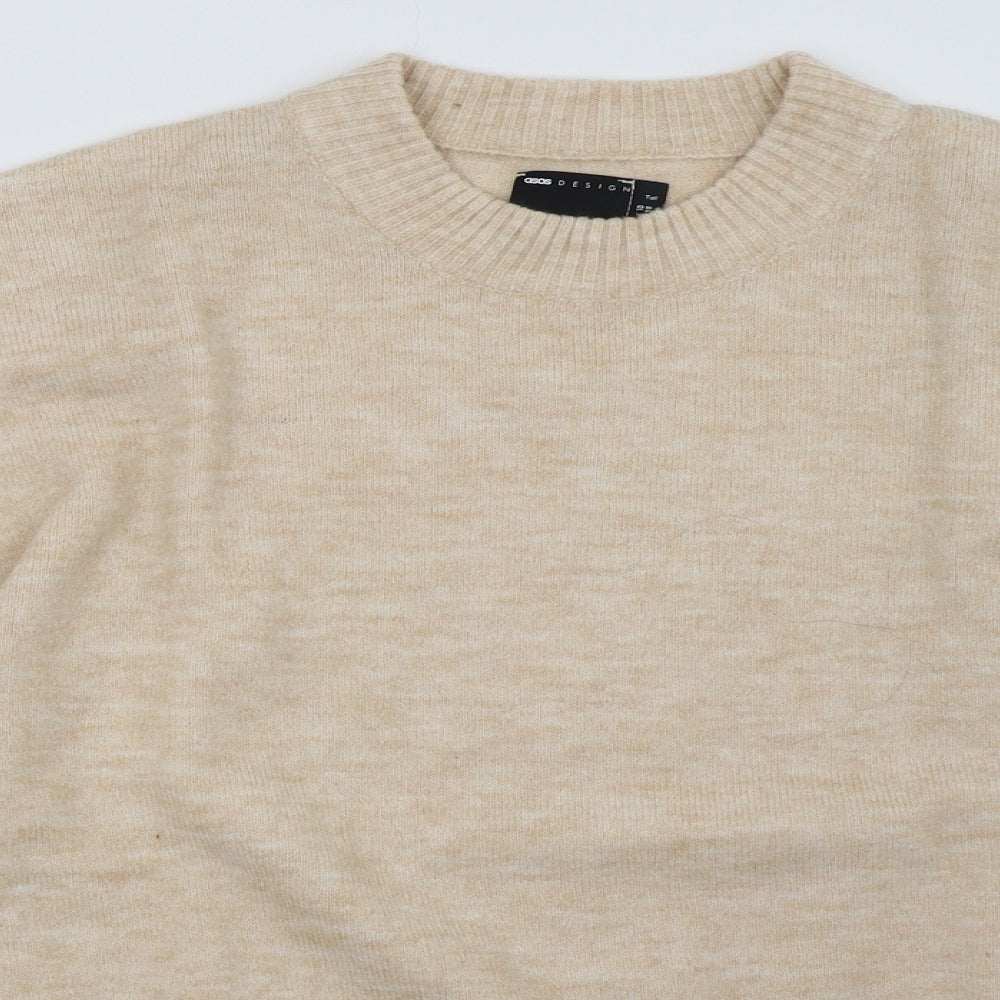 ASOS Womens Beige   Pullover Sweatshirt Size 10