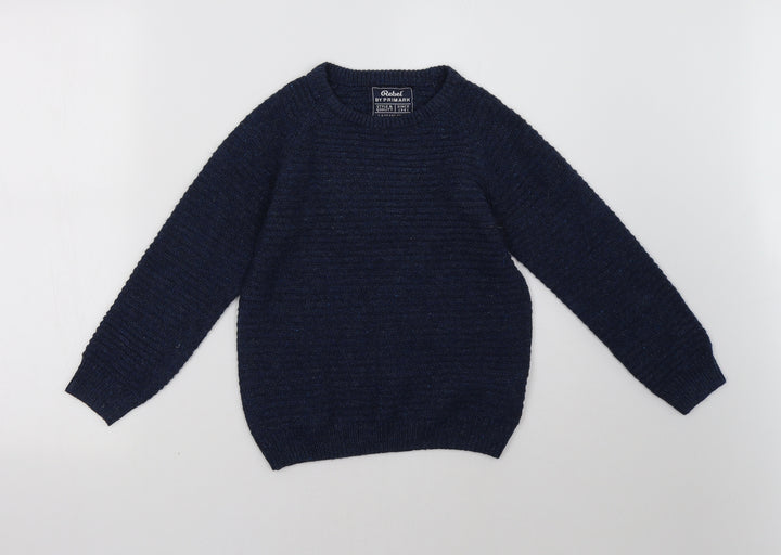 Primark Boys Blue   Pullover Sweatshirt Size 7-8 Years