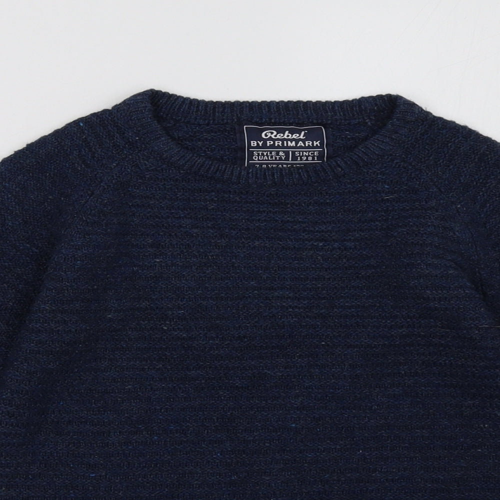 Primark Boys Blue   Pullover Sweatshirt Size 7-8 Years