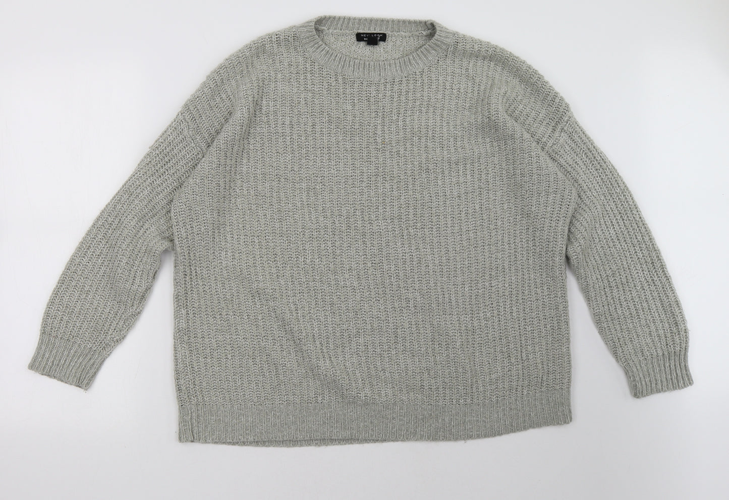 New Look Womens Grey   Pullover Sweatshirt Size L