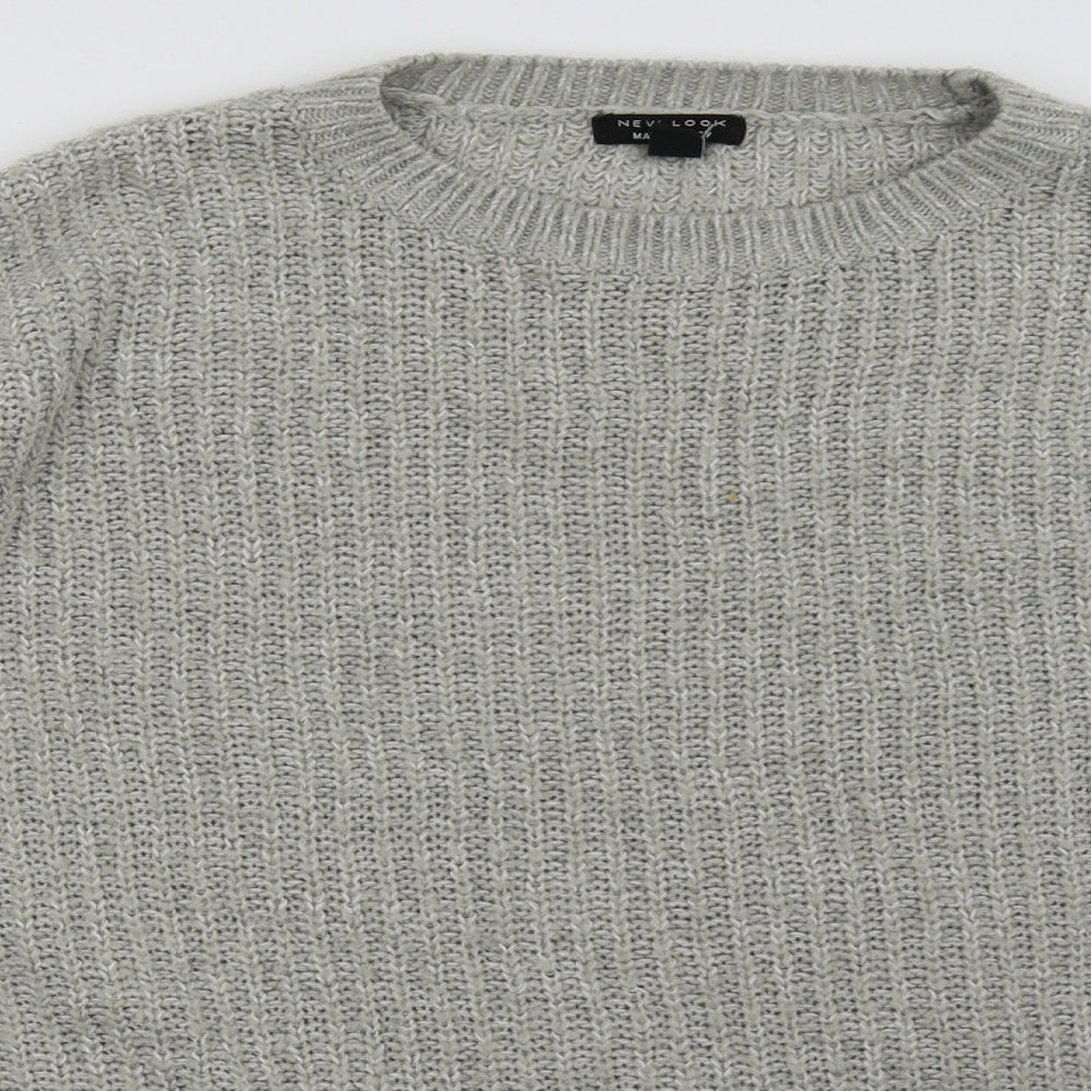 New Look Womens Grey   Pullover Sweatshirt Size L