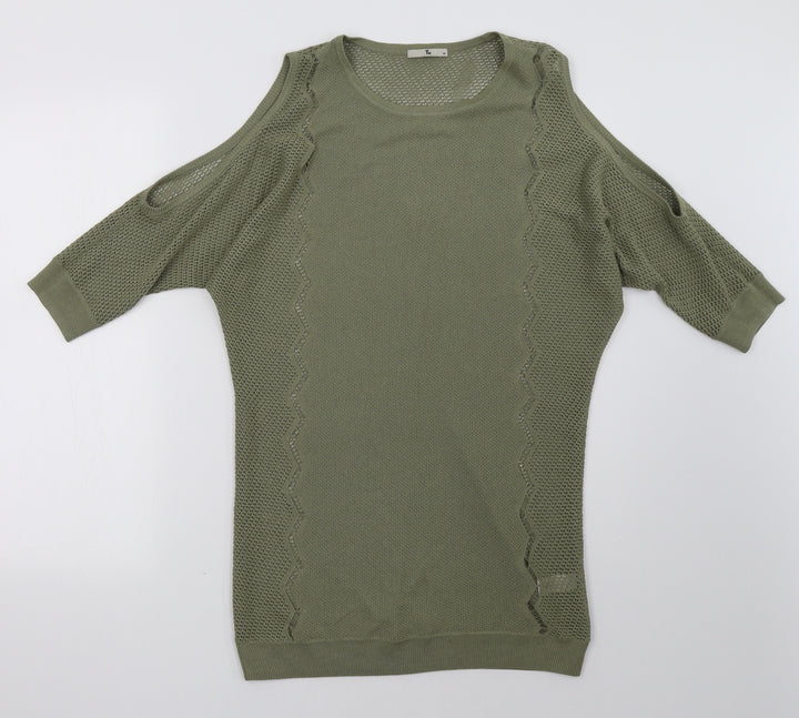 Sainsburys Womens Green   Pullover Sweatshirt Size 10