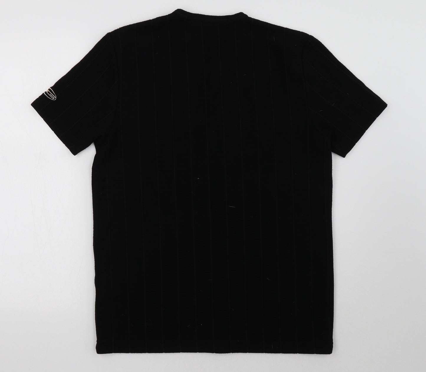 lobal adventure Mens Black    T-Shirt Size S