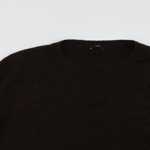 M&Co Womens Brown   Pullover Sweatshirt Size L
