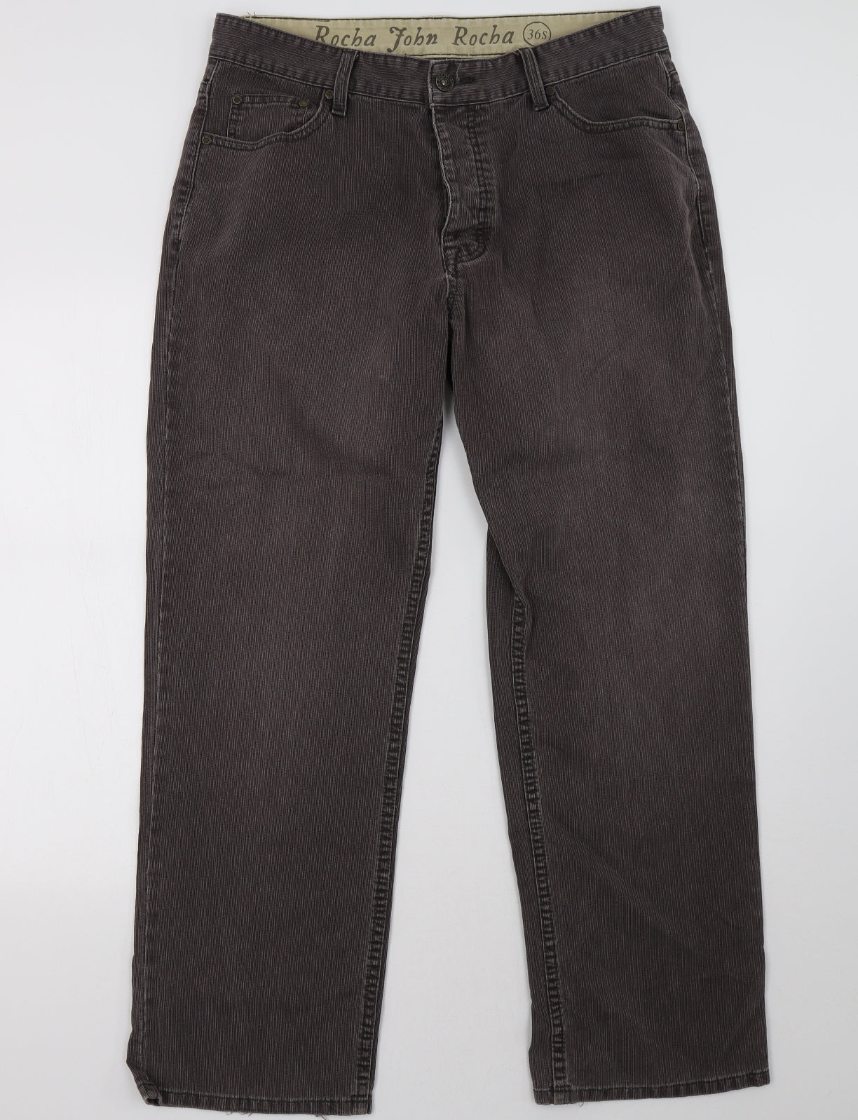 RJR.John Rocha Mens Brown   Trousers  Size 36 L30 in