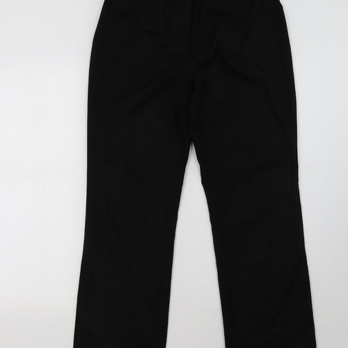 Matalan Womens Black   Trousers  Size 10 L32 in