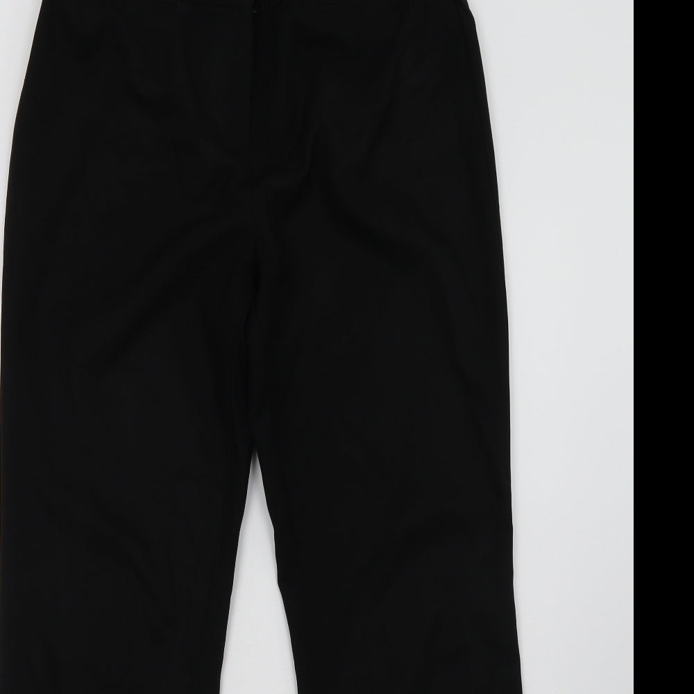 Matalan Womens Black   Trousers  Size 10 L32 in