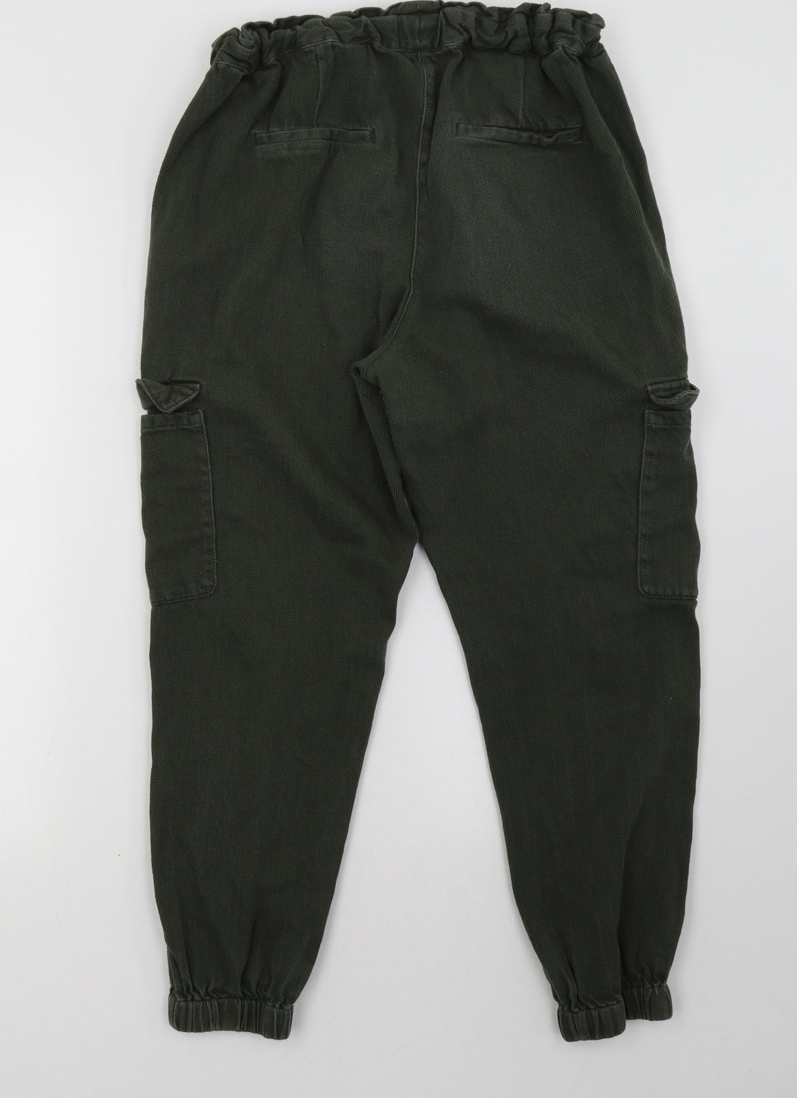 NEXT Womens Green   Cargo Trousers Size 12 L28 in