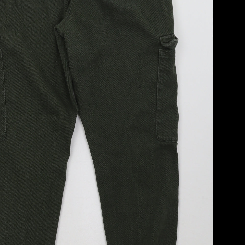 NEXT Womens Green   Cargo Trousers Size 12 L28 in