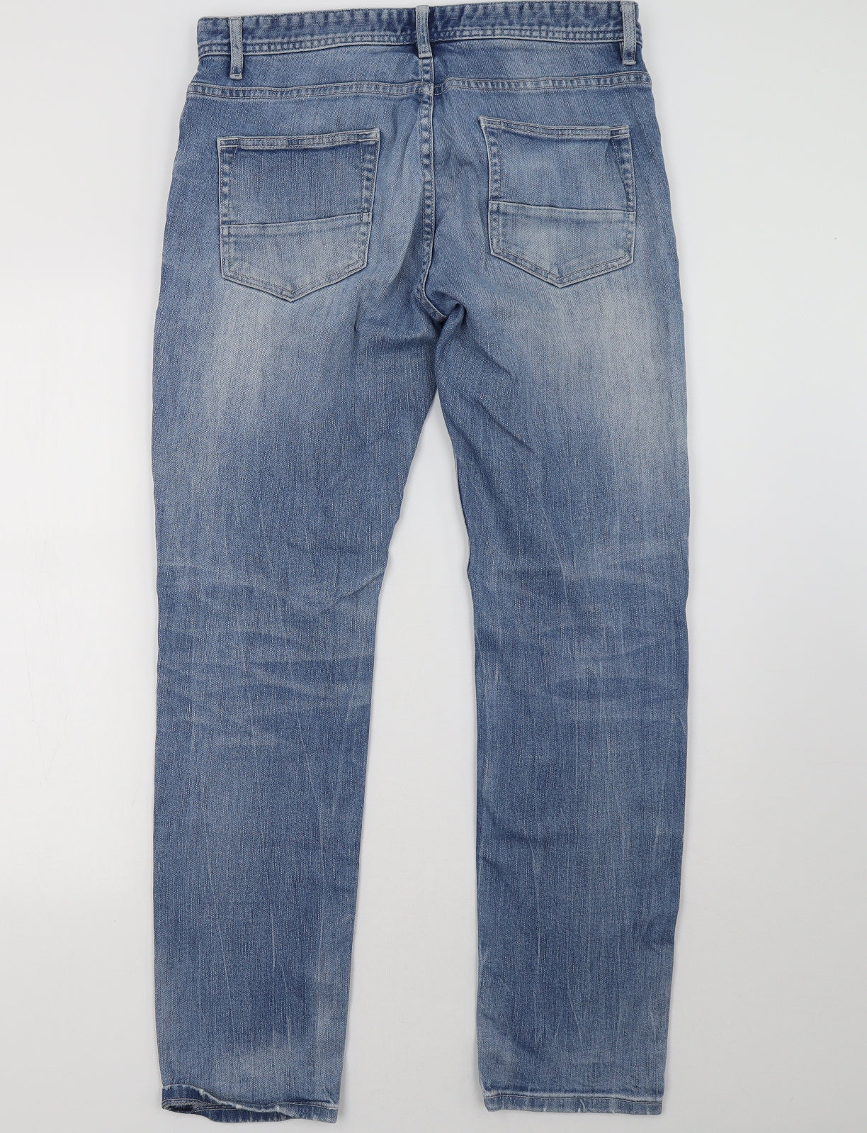 NEXT Mens Blue   Straight Jeans Size 32 L31 in