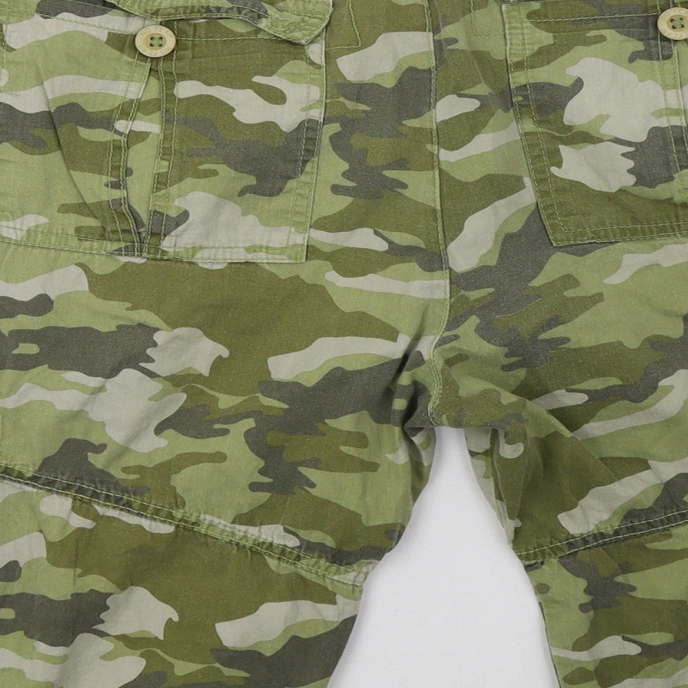 No Fear Mens Green Camouflage  Cargo Shorts Size XL