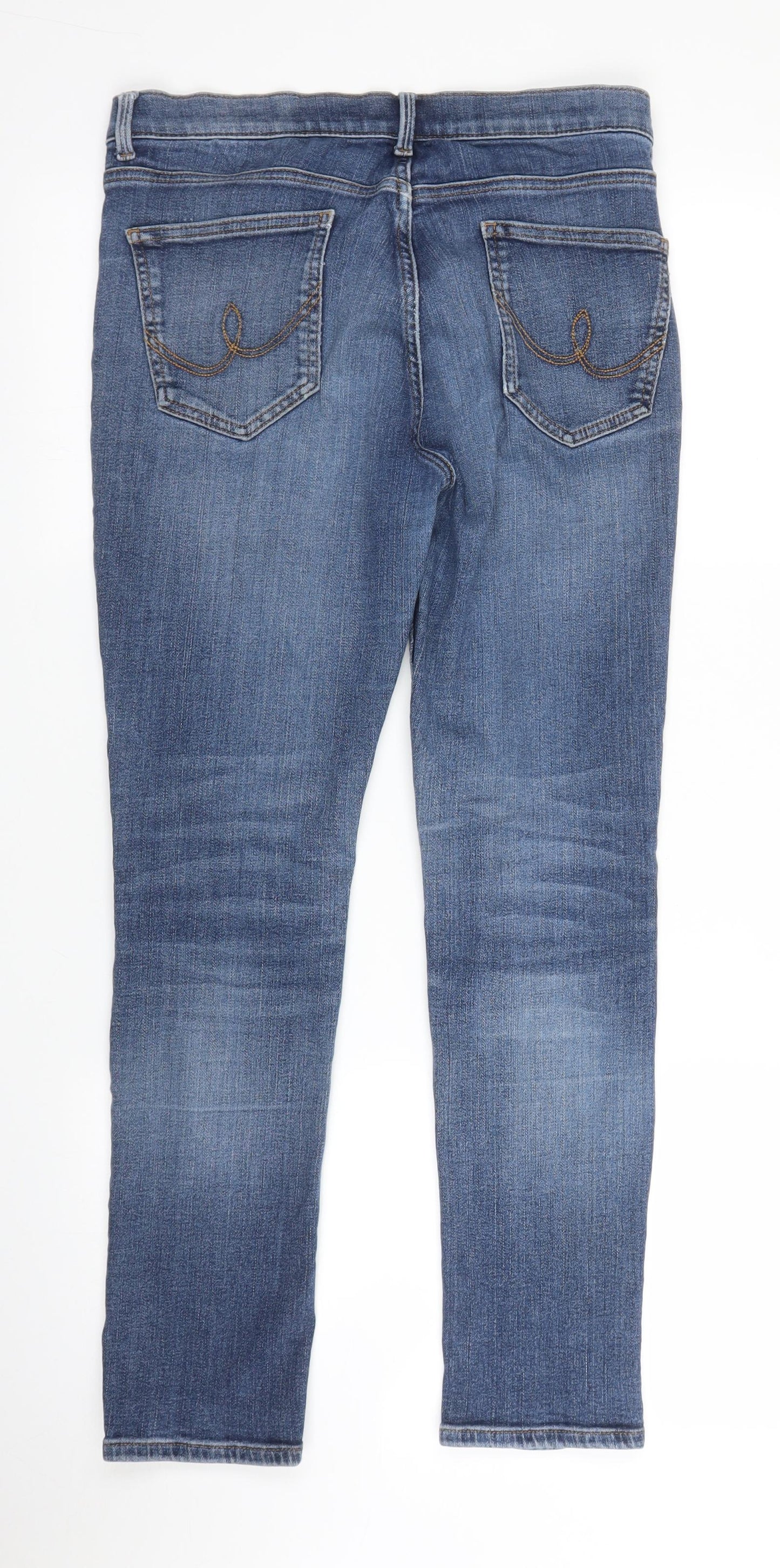 Mantaray Womens Blue  Denim Skinny Jeans Size 10 L26 in