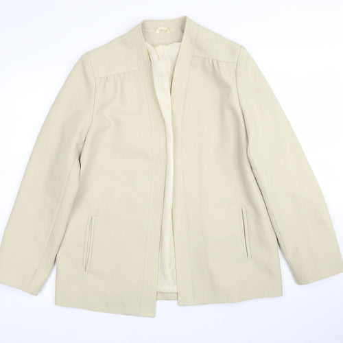 Quality Fashion Womens Beige   Jacket Blazer Size 14