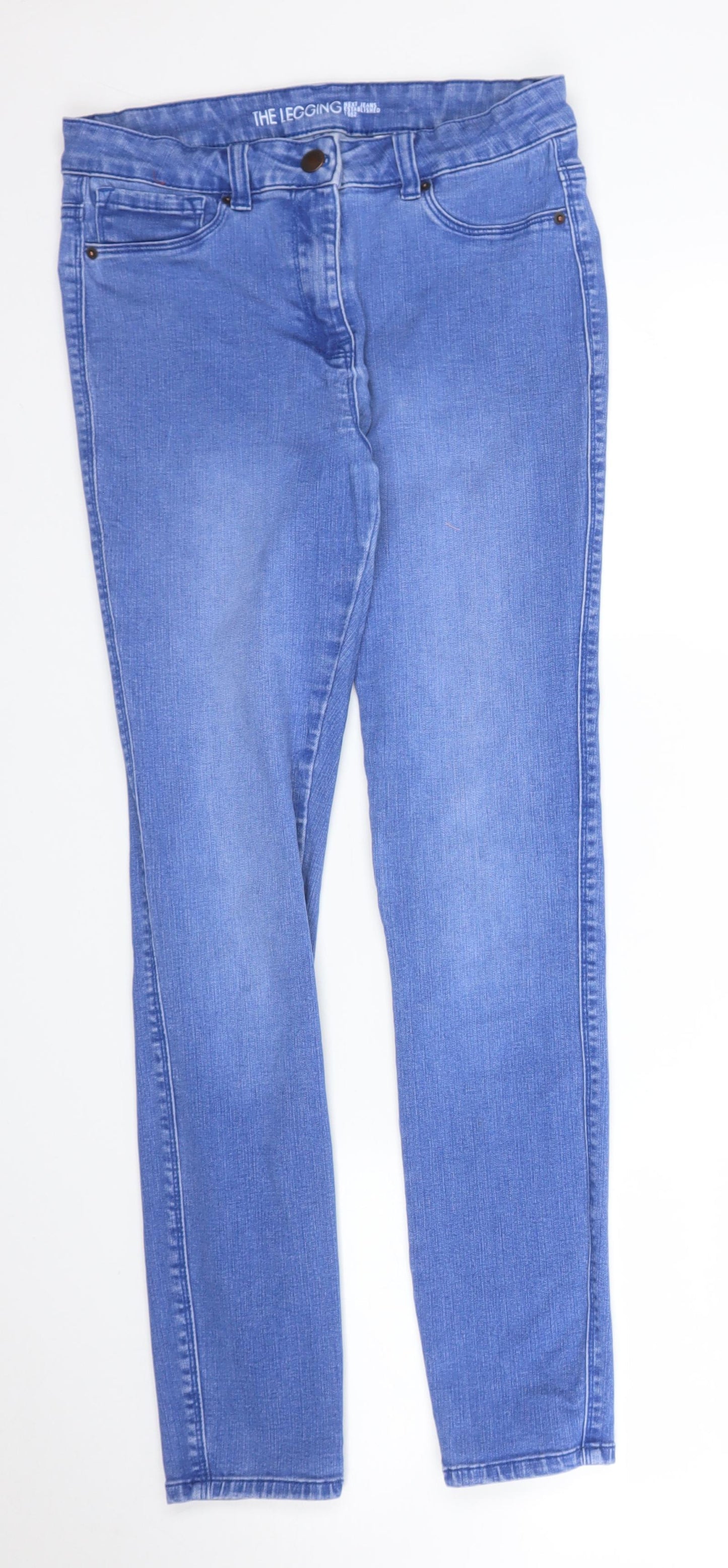 NEXT Womens Blue  Denim Skinny Jeans Size 10 L28 in