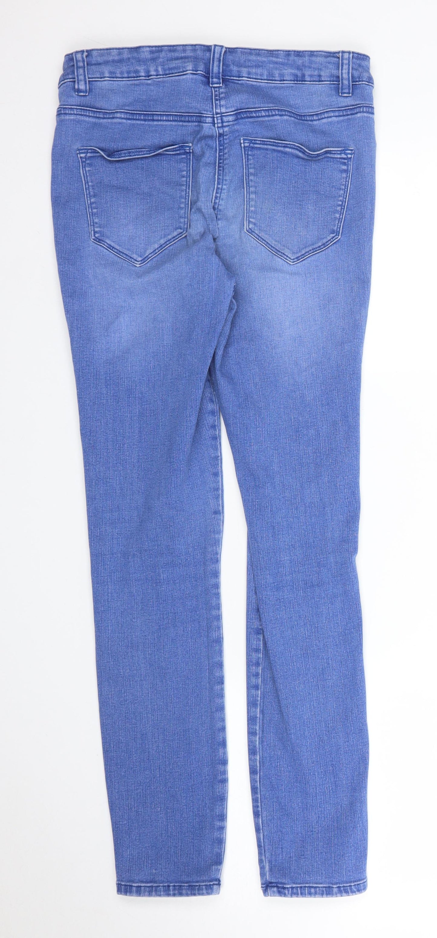 NEXT Womens Blue  Denim Skinny Jeans Size 10 L28 in
