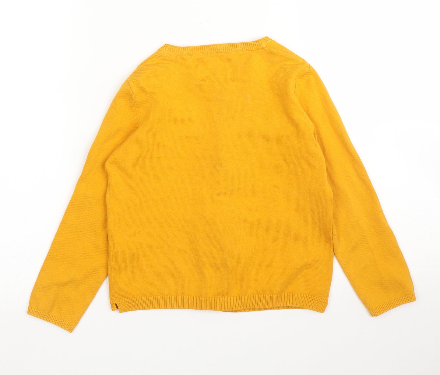Zara Girls Yellow   Cardigan Jumper Size 5 Years