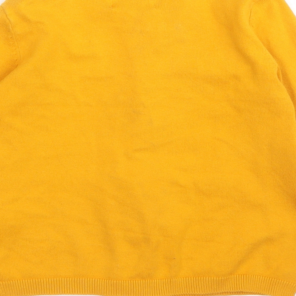 Zara Girls Yellow   Cardigan Jumper Size 5 Years