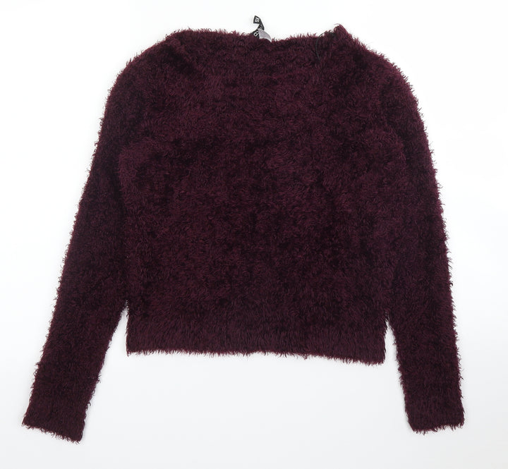 H&M Womens Purple Pullover Jumper Size XS