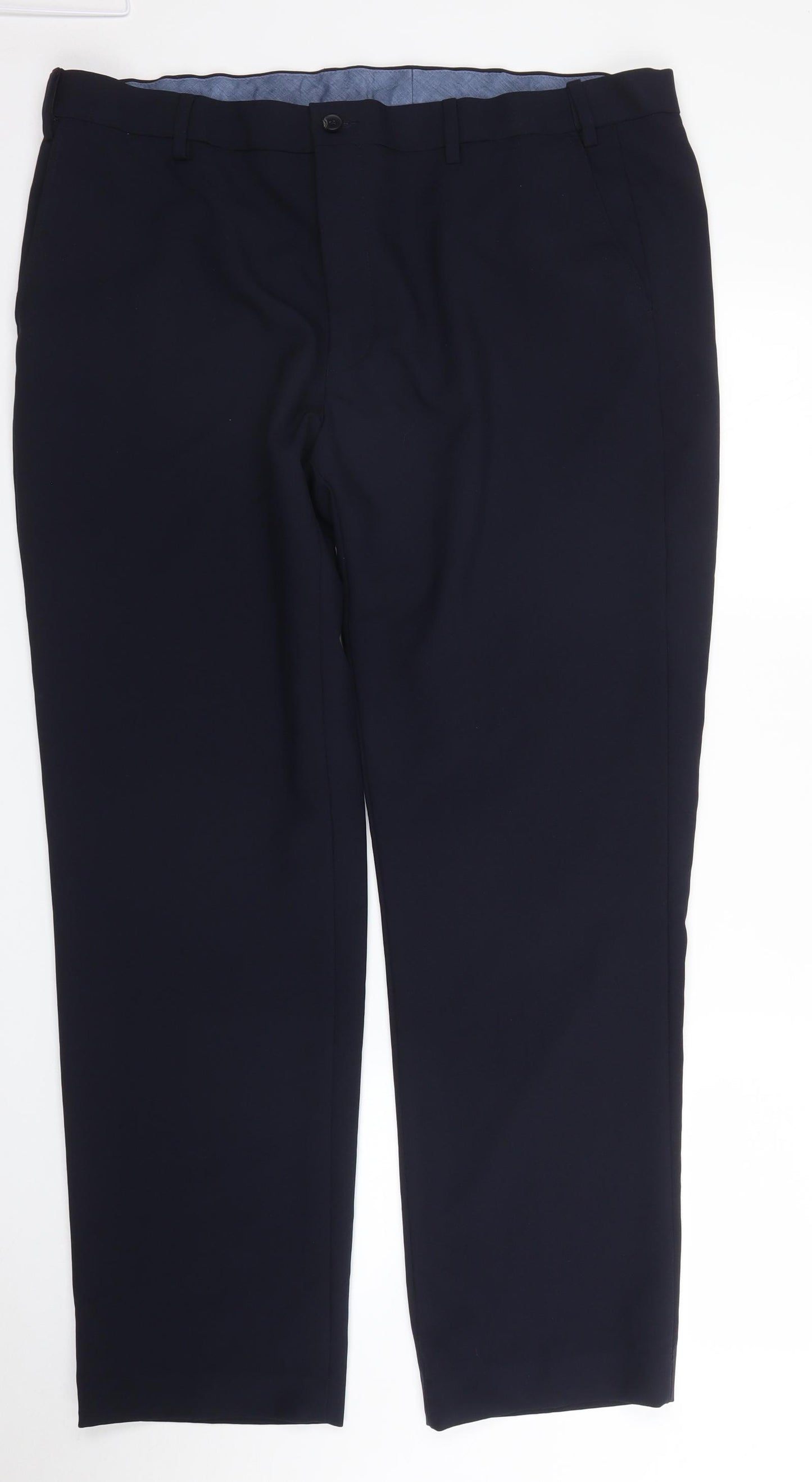 M&S Mens Blue   Trousers  Size 40 in L31 in