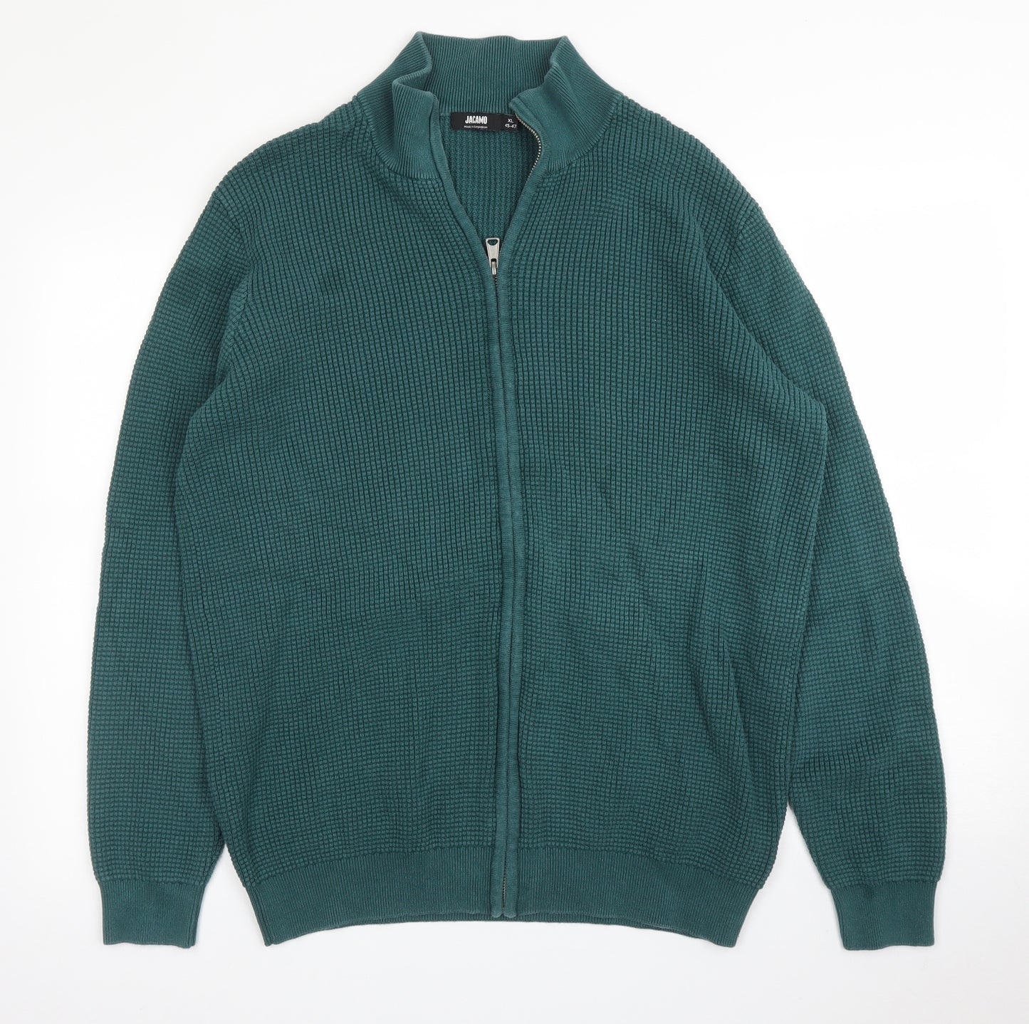 Jacamo Mens Green   Full Zip Jumper Size XL