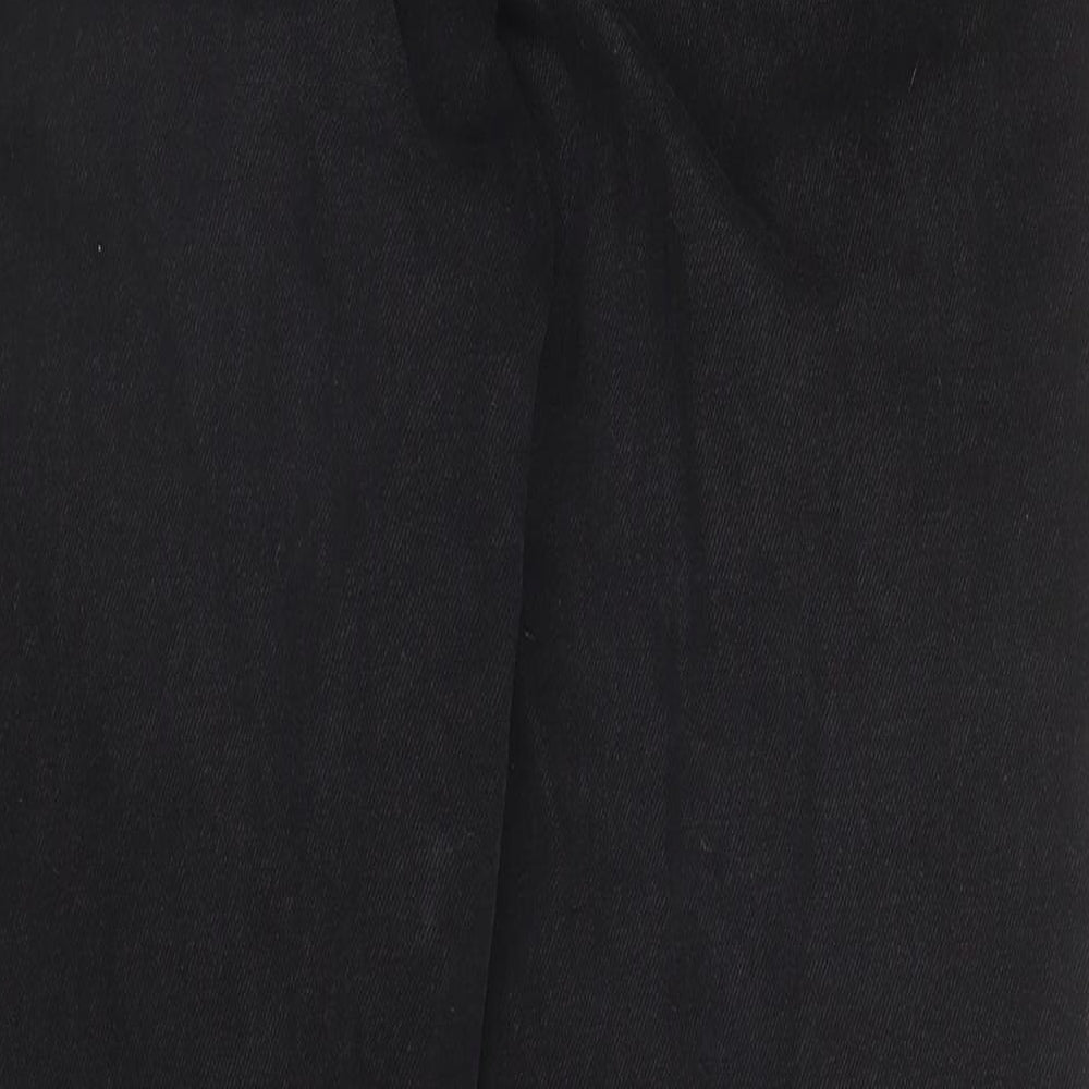 Primark Womens Black  Denim Mom Jeans Size 10 L28 in