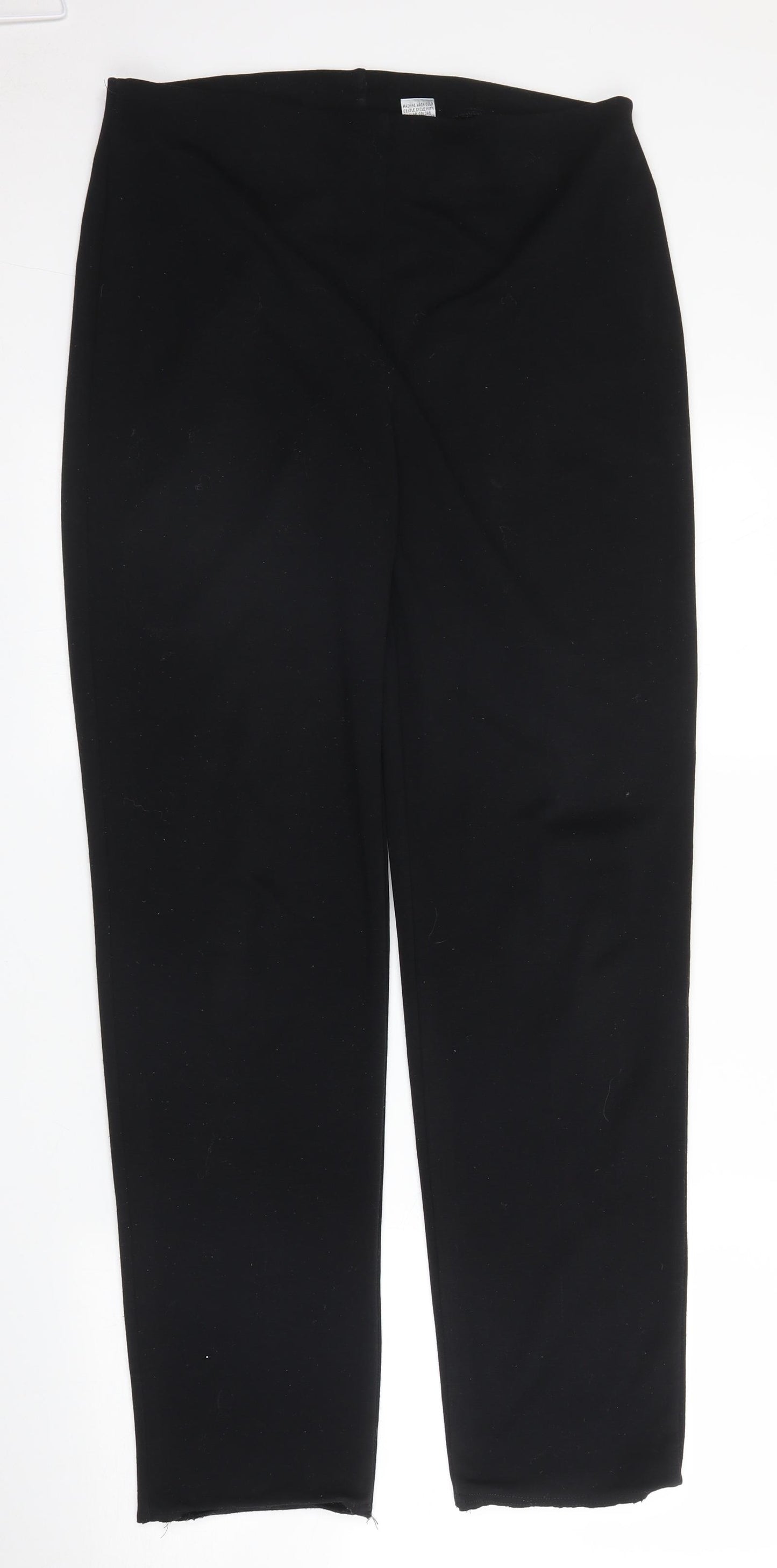 Mandee Womens Black  Rayon Trousers  Size L L30 in