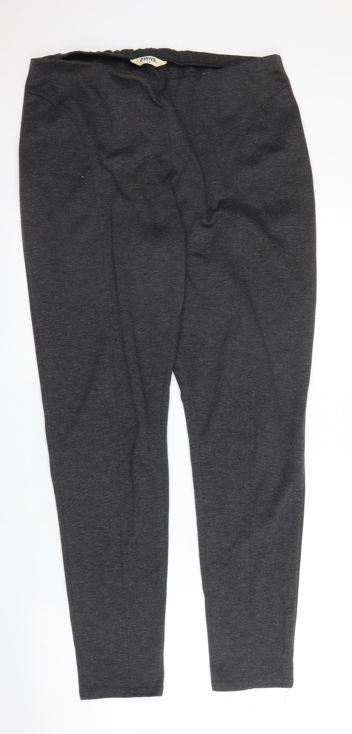 Pinns Womens Grey   Carrot Leggings Size 14 L28 in