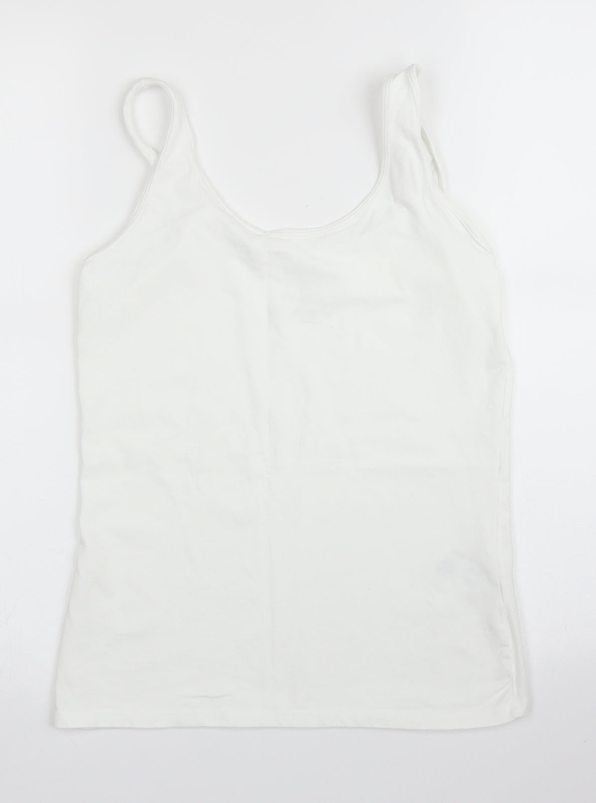 Primark Womens White   Basic Tank Size 10