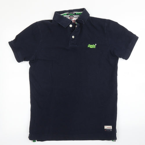 Superdry Mens Blue    Polo Size L