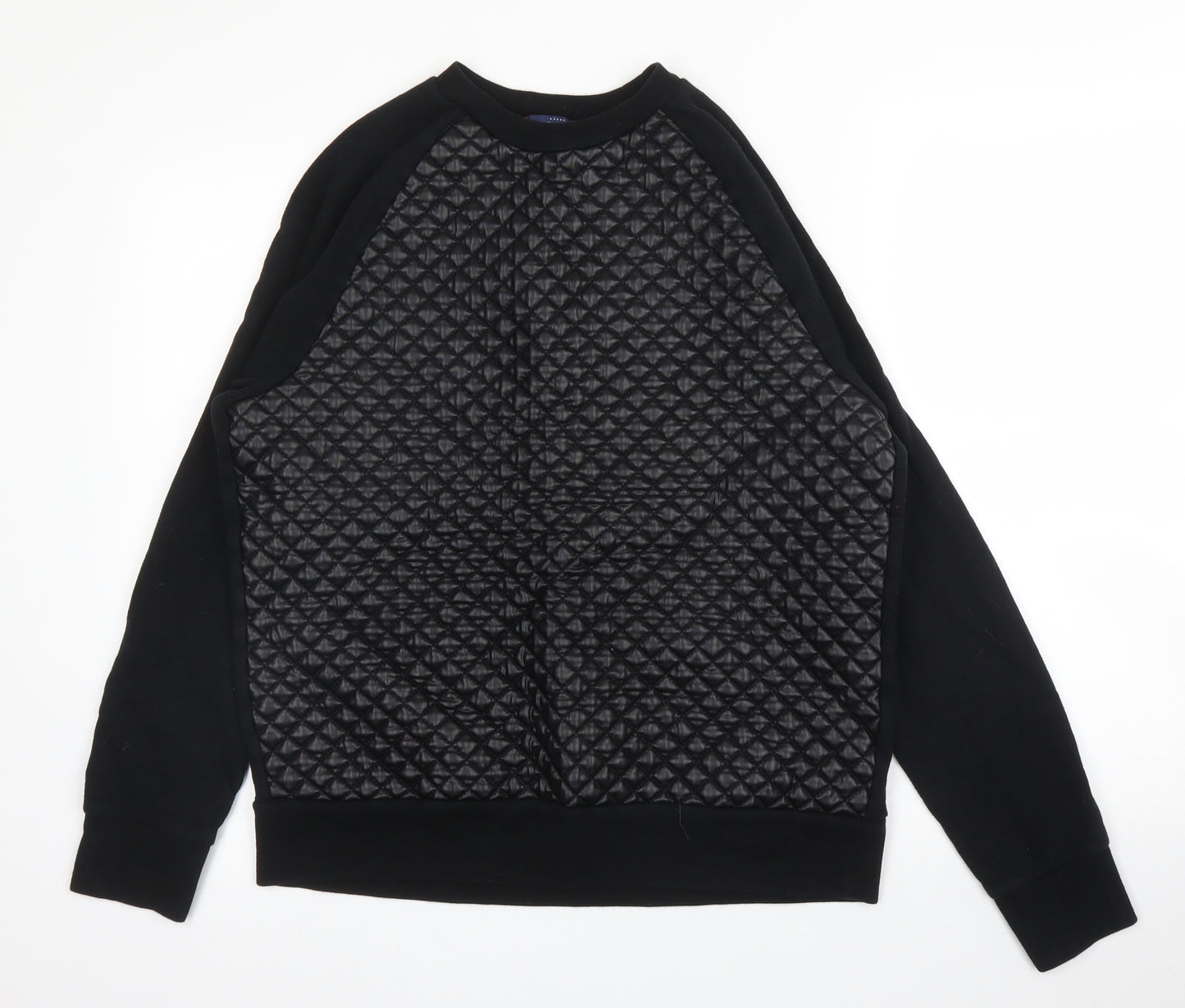 Topman Mens Black   Pullover Jumper Size S