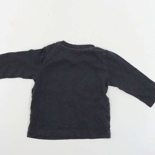 Nutmeg  Boys Grey   Basic T-Shirt Size 3-6 Months