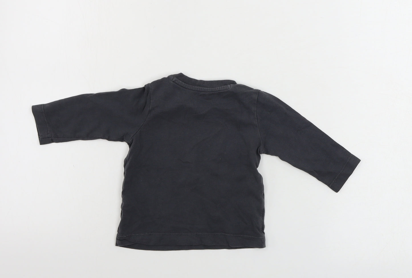 Nutmeg  Boys Grey   Basic T-Shirt Size 3-6 Months